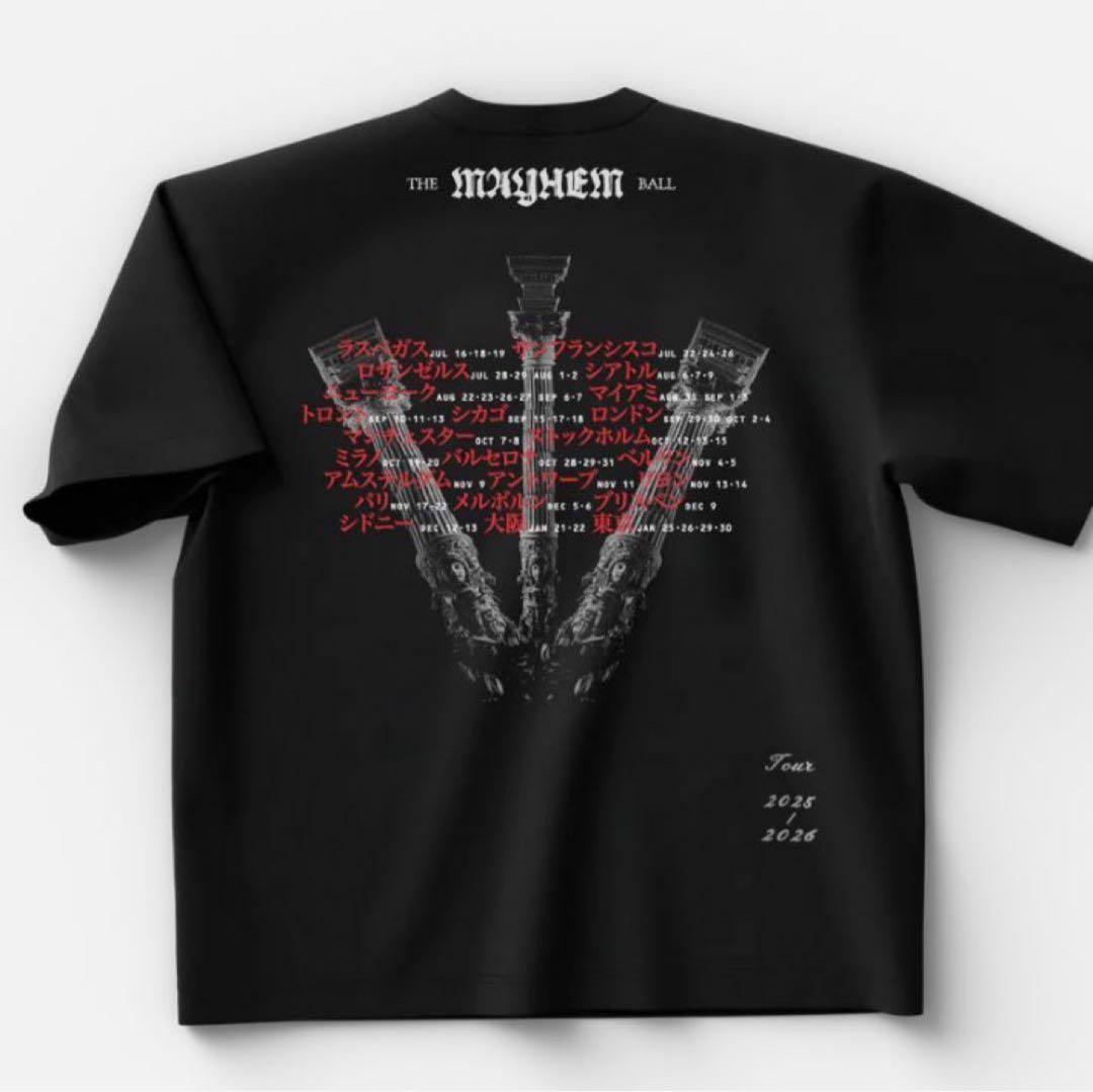 レディーガガ メイヘム tシャツ 踊るか死ぬか サイズL - メルカリ