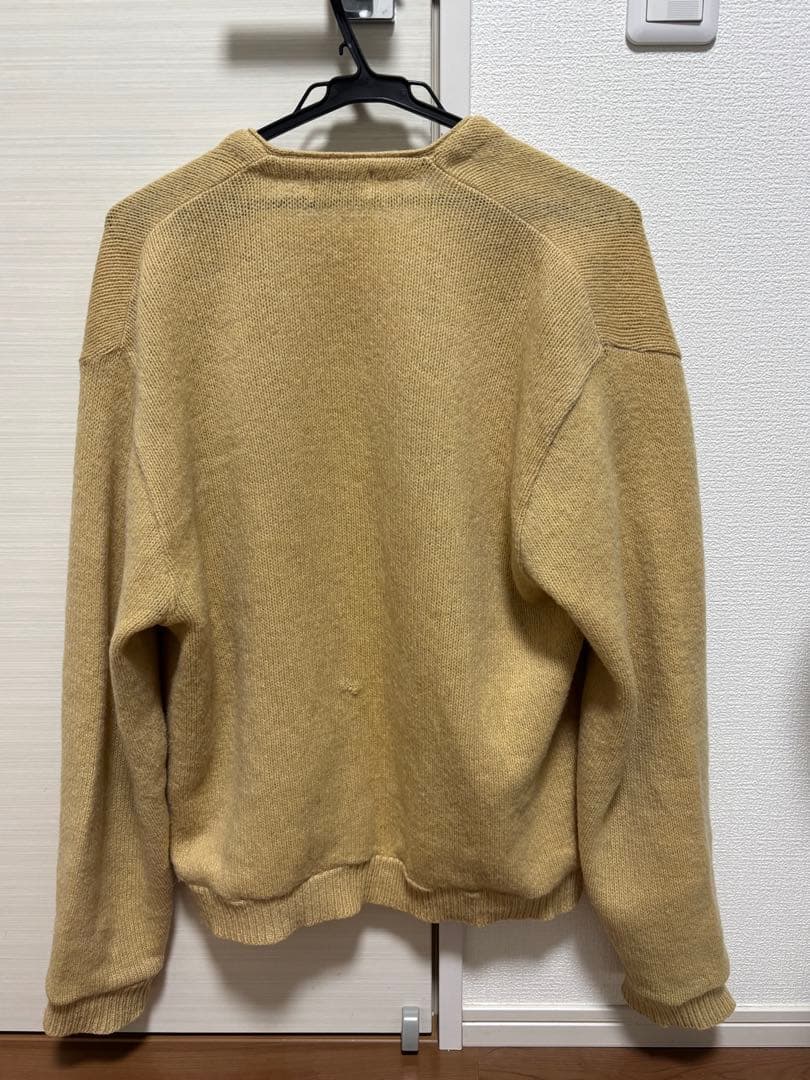 ジュン　60s mohair カーディガン　マスタード　M -L