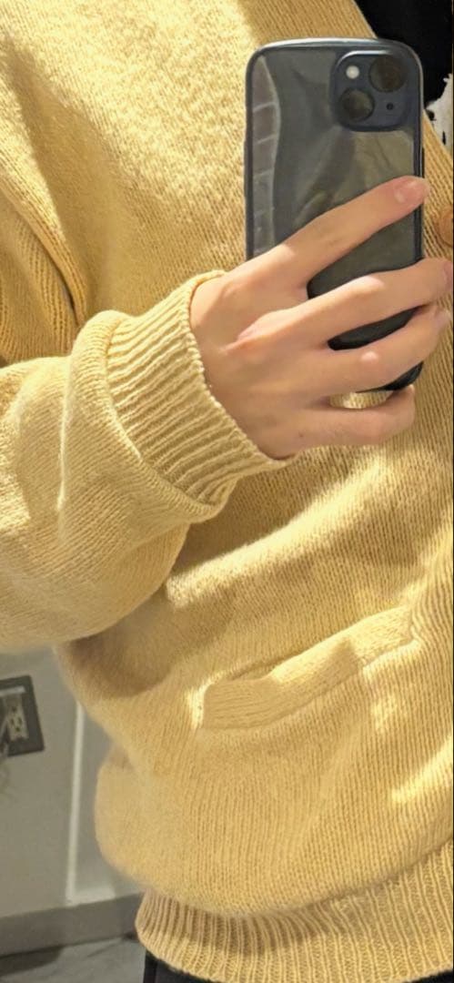 ジュン　60s mohair カーディガン　マスタード　M -L