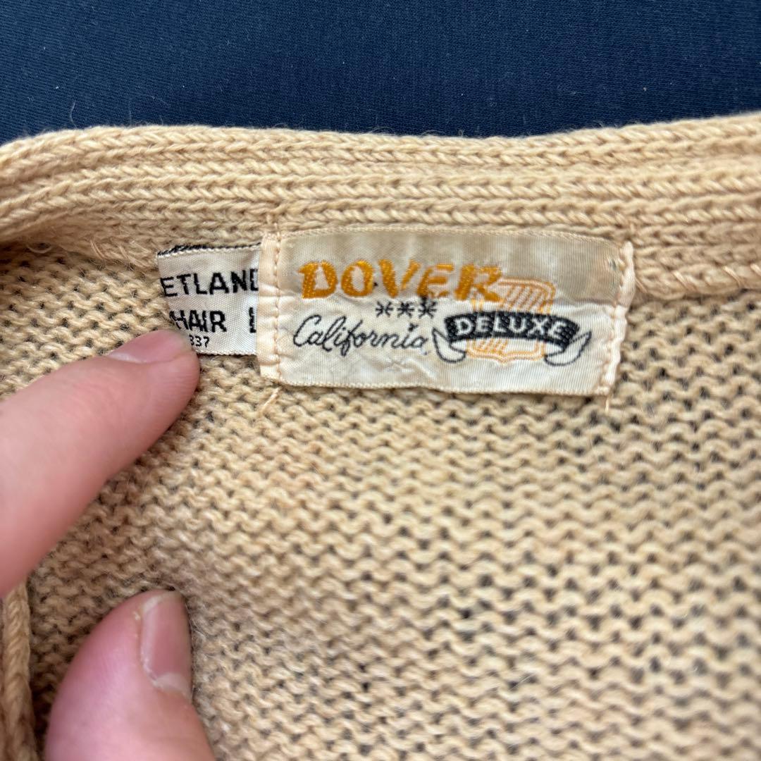 ジュン　60s mohair カーディガン　マスタード　M -L