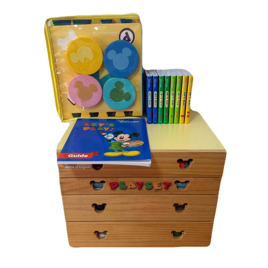 ジャンク品】DWE レッツプレイ ディズニー英語システム リニューアル版