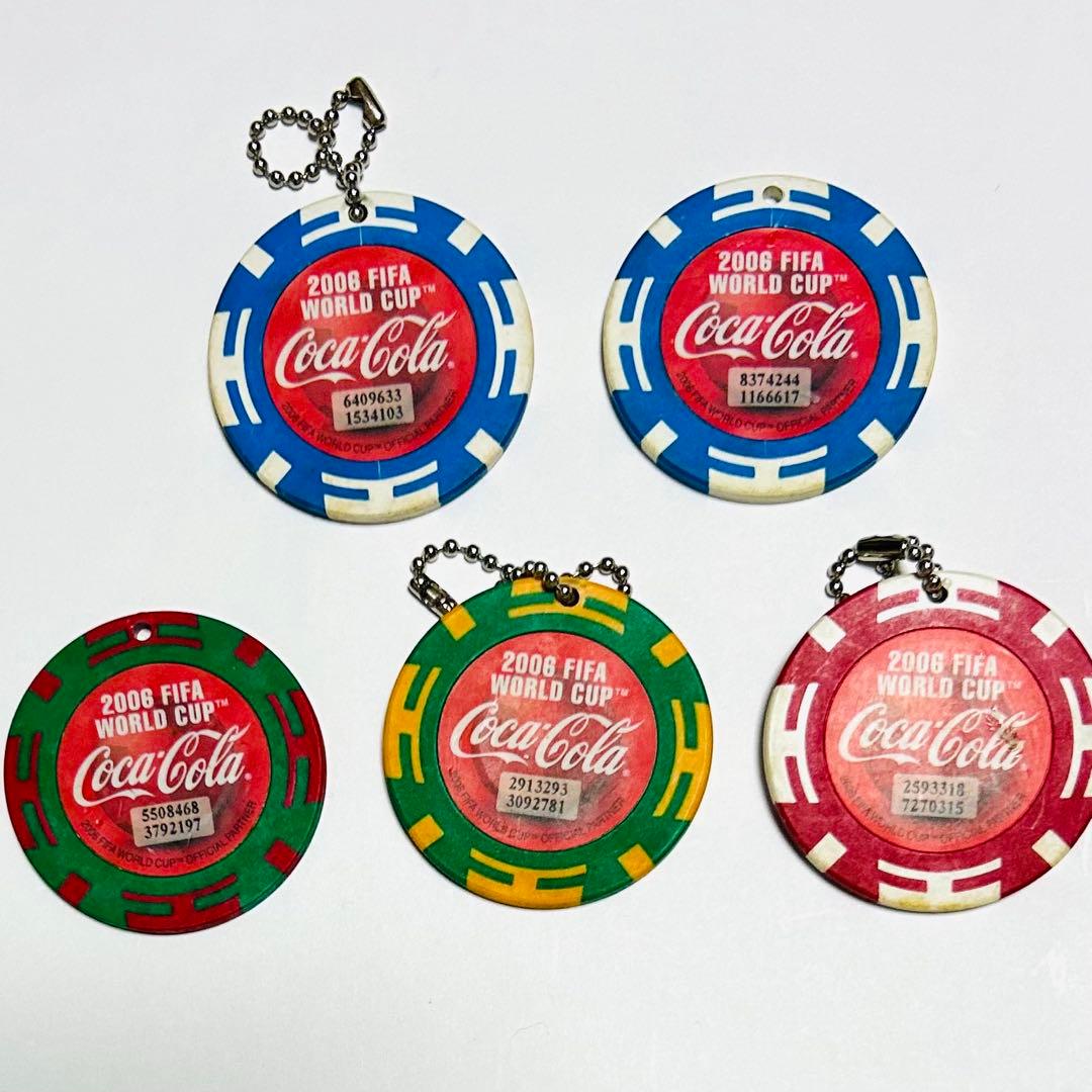 コカコーラ 2008FIFA WORLD CUP チャーム5こセット - メルカリ