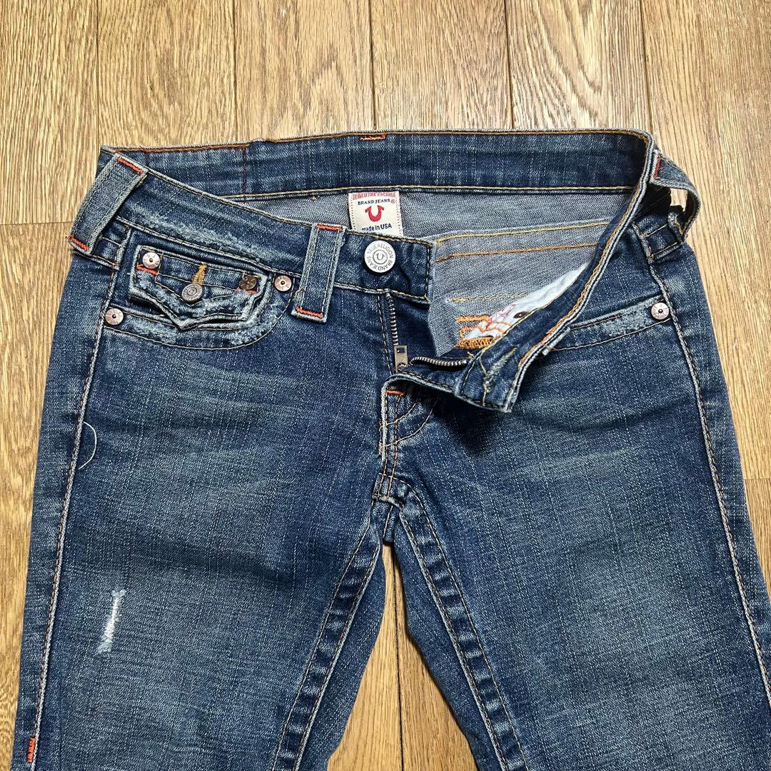 トゥルーレリジョン JOEY ブーツカット フレアデニム USA製 25 - メルカリ