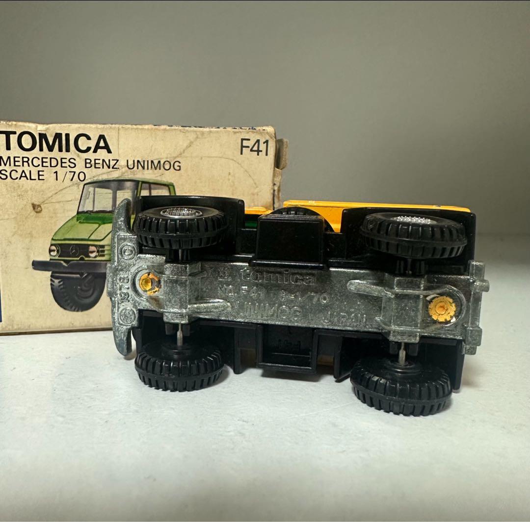 トミカ 青箱 外国車 メルセデス ベンツ ウニモグ F41 ヴィンテージ