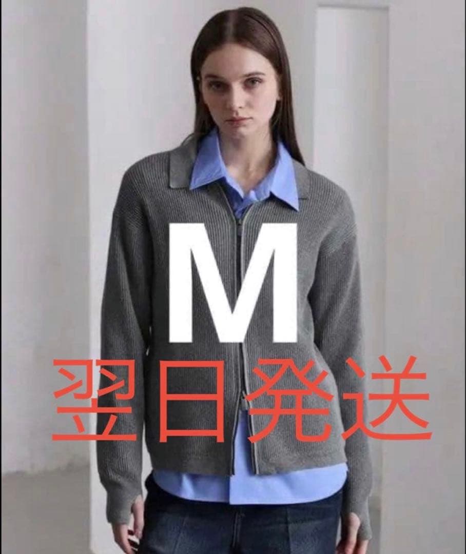 CLEL ミニマルカラードライバーズニットシャツ M - メルカリ