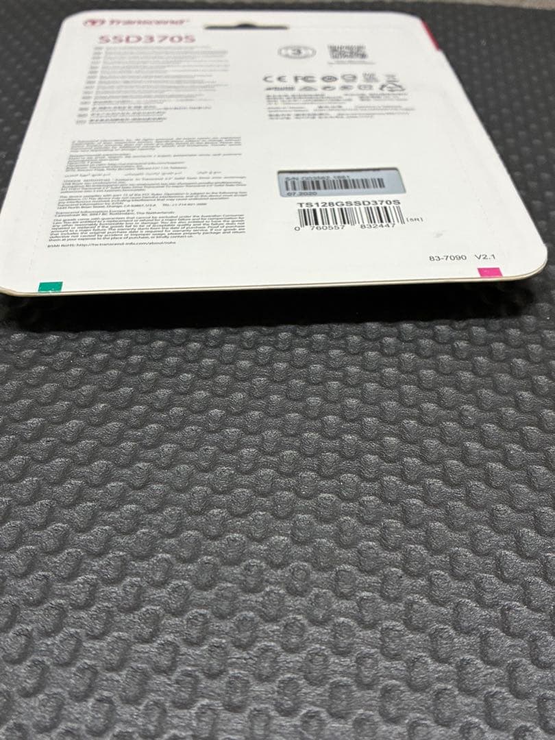 ★未開封保管品★Transcend 2.5inch SSD370S 128GB