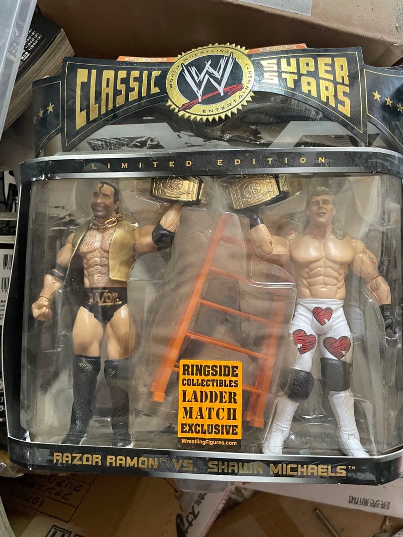 WWE ジャックス　限定　ショーンマイケルズvsレザーラモン　新品未開封未使用 ショーン・マイケルズ WWE アルティメット・エディション フィギュア