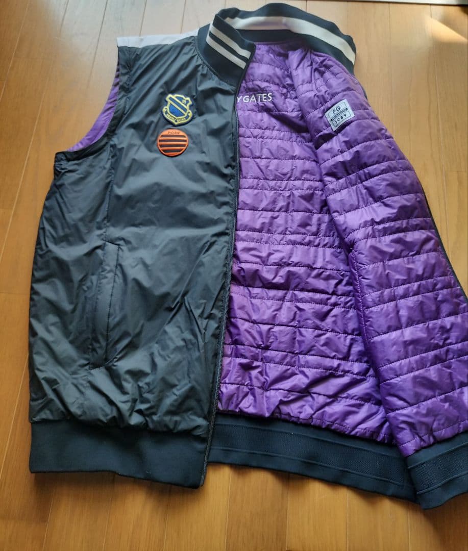 パーリーゲイツ 4way リバーシブル 中綿ジャケット ベスト スニード L