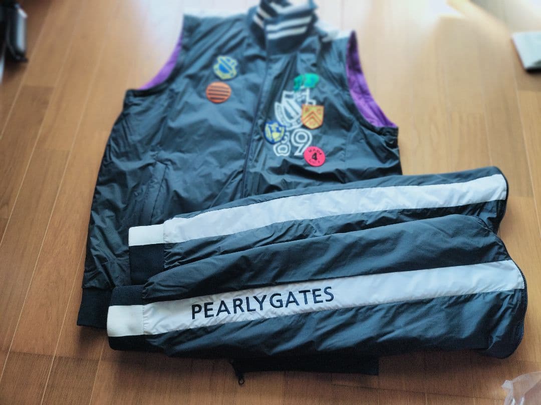 パーリーゲイツ 4way リバーシブル 中綿ジャケット ベスト スニード L