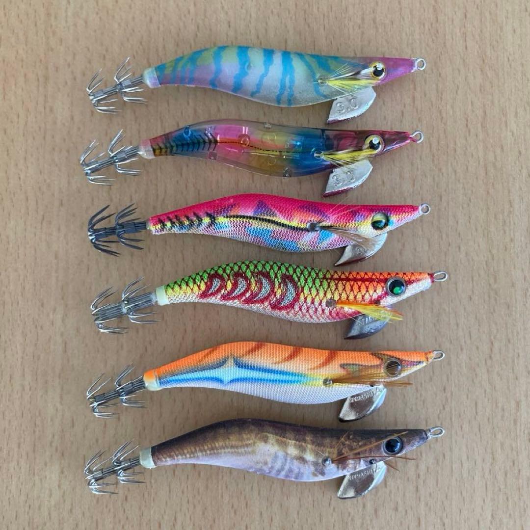 エギ 3.0号 6個セット クリンチフラッシュブースト エギ王など