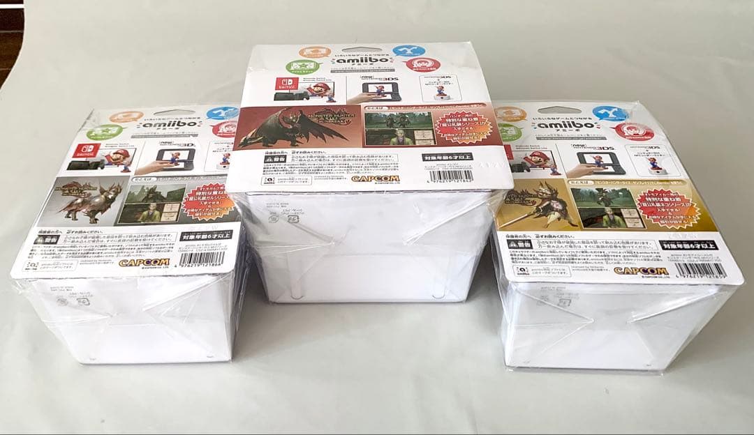 amiibo モンハン 3種セット メル・ゼナ オトモガルク オトモアイルー