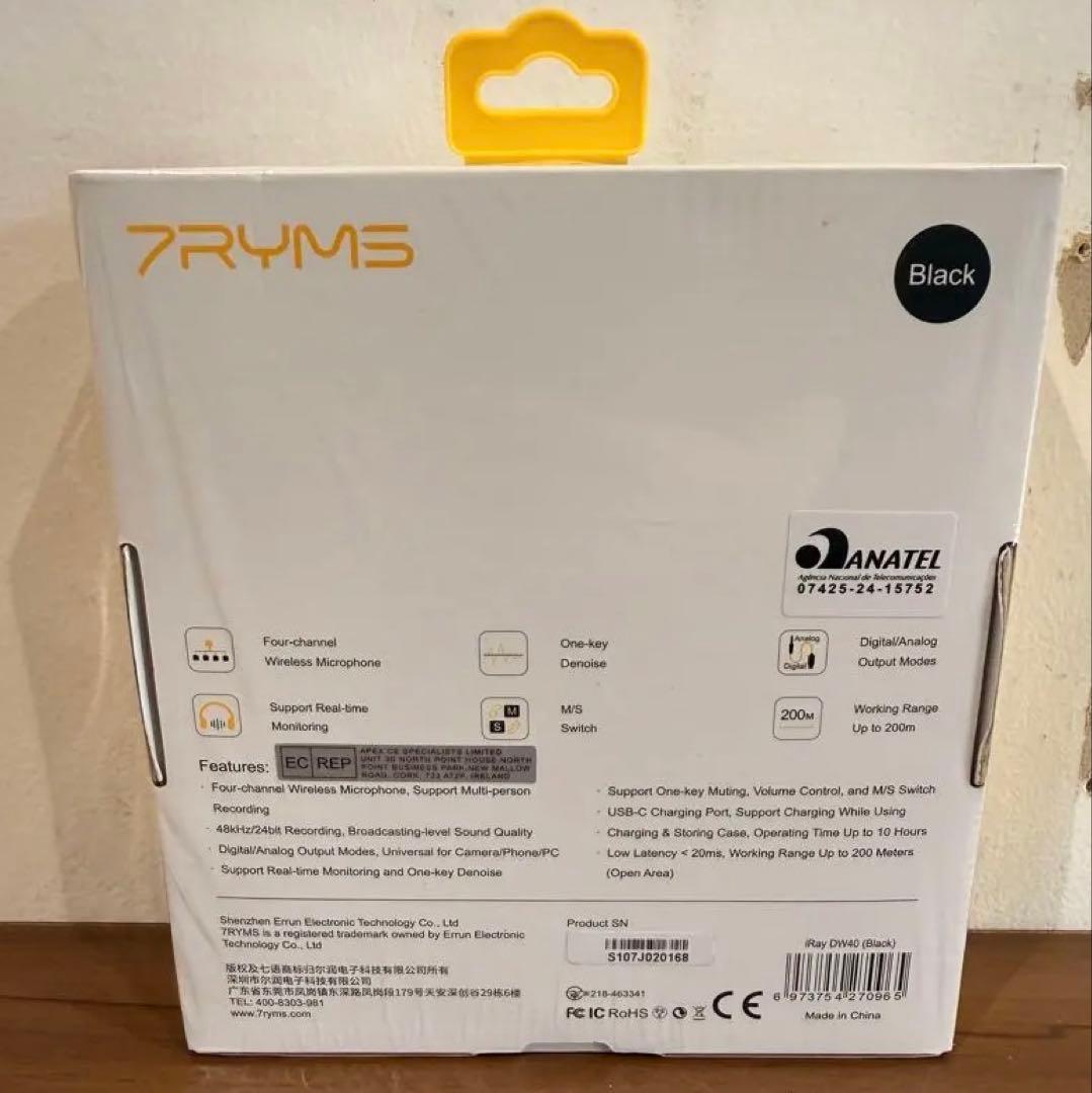 TRYMS iRay DW40 ワイヤレスマイク 4ch 無線マイク 200m - メルカリ