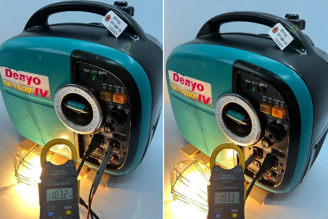 DENYO デンヨー インバーター発電機 GE1600SSIV☆動作良好 ♪D1