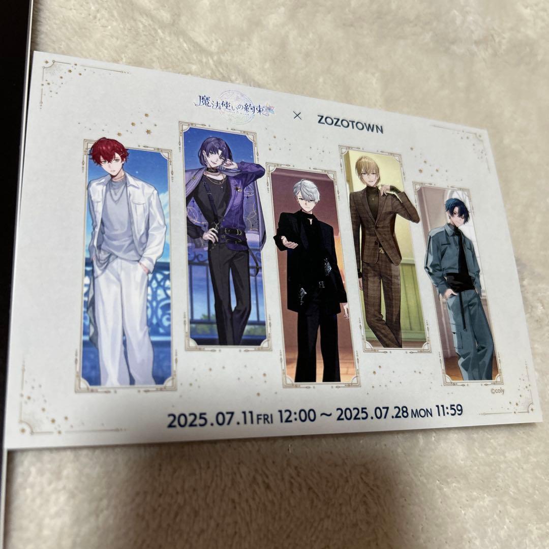 魔法使いの約束 ZOZO TOWN ゾゾ ポストカード まほやく ミスラ シノ