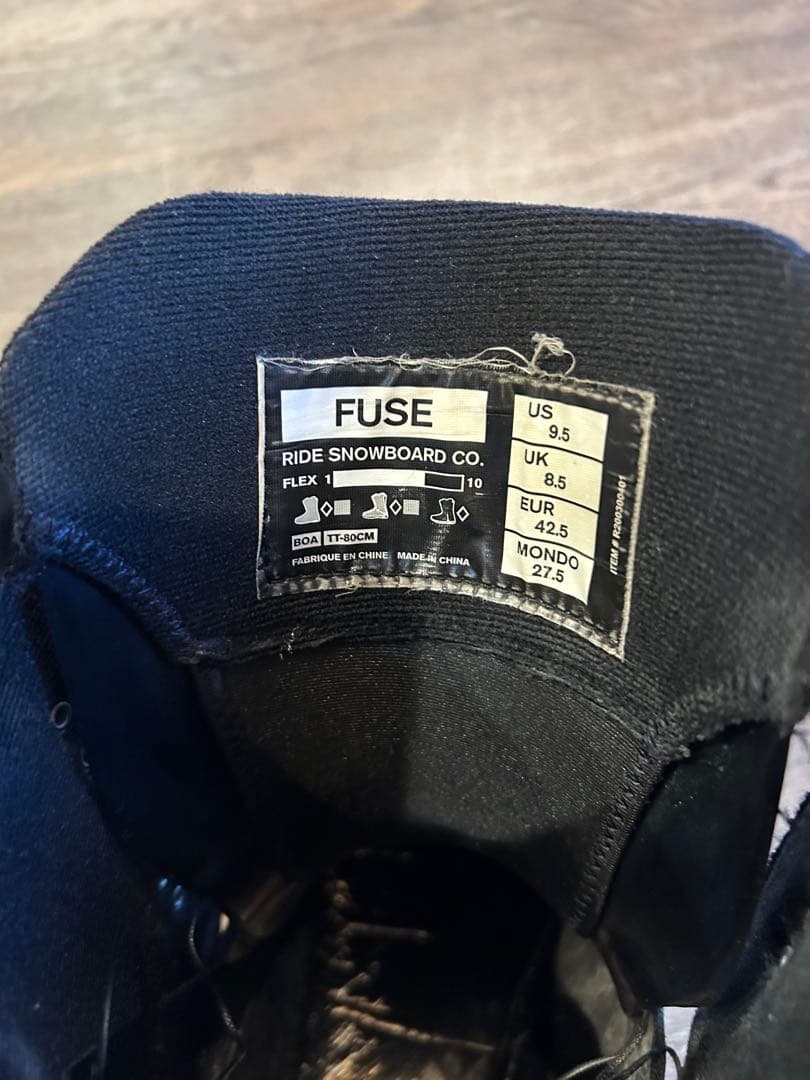 スノーボード RIDE FUSE 9.5 27.5cm 21-22