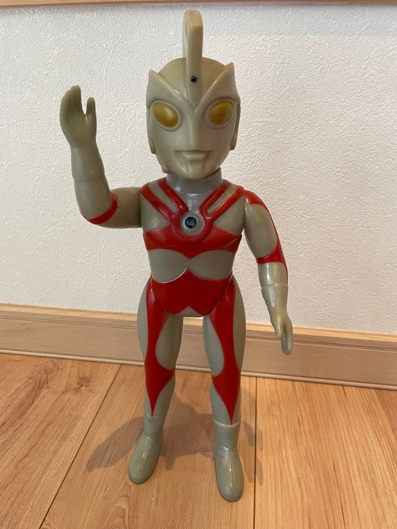 当時物 【ウルトラマンエースA 】面取れ マスク取れ ソフビ ブルマァク