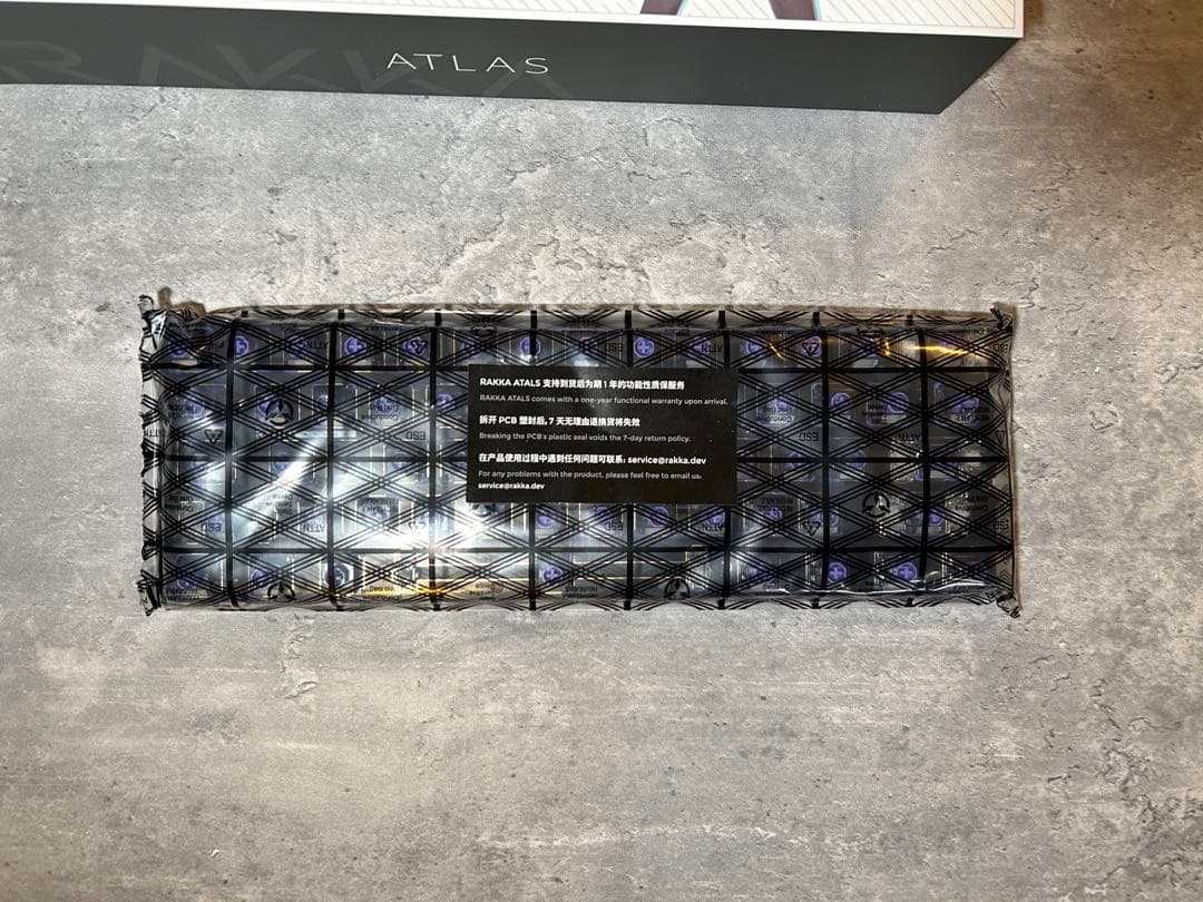 新品未使用・Rakka60 Atlas 6.25U ＋ Mobiusスイッチ付き