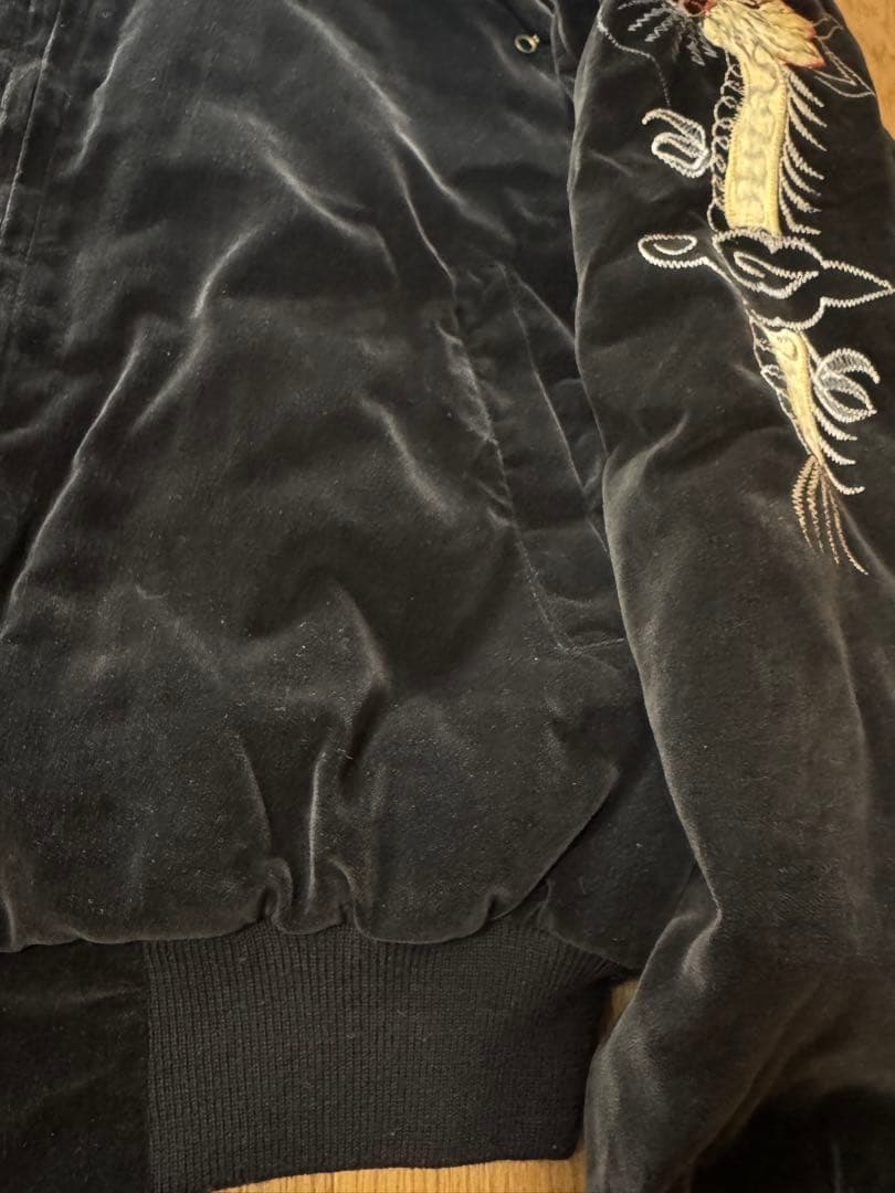 稀少 WAREHOUSE 別珍 USAF スーベニアジャケット 38 ブラック - メルカリ