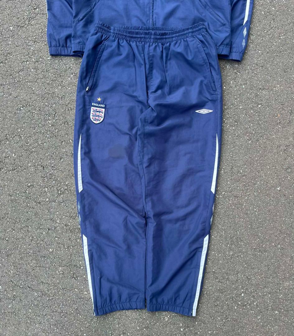 激レア 00s UMBRO イングランド セットアップ ナイロンジャケット