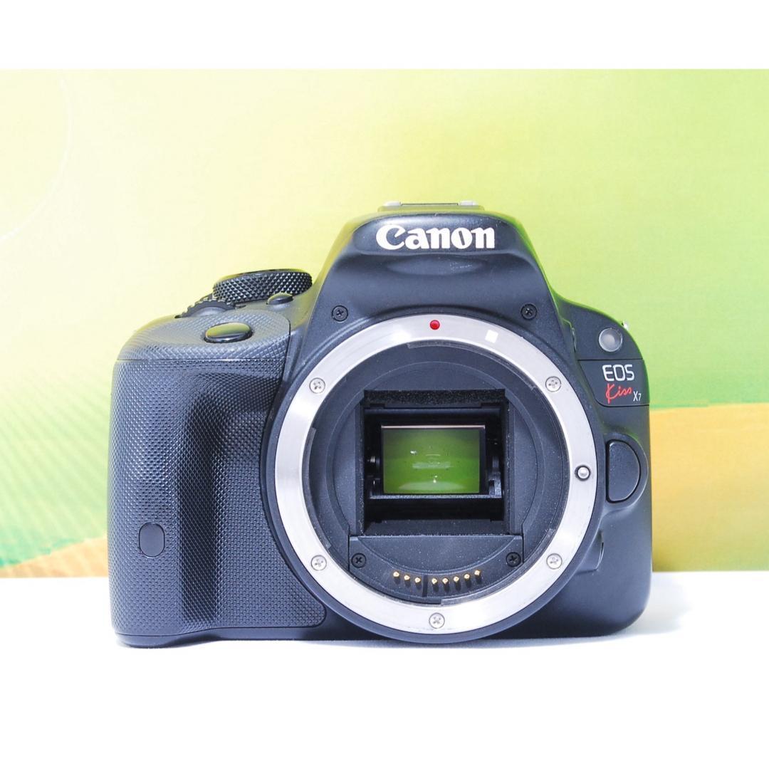 初心者おすすめ✨Canon kiss X7 ダブルレンズセット 一眼レフ 完動品