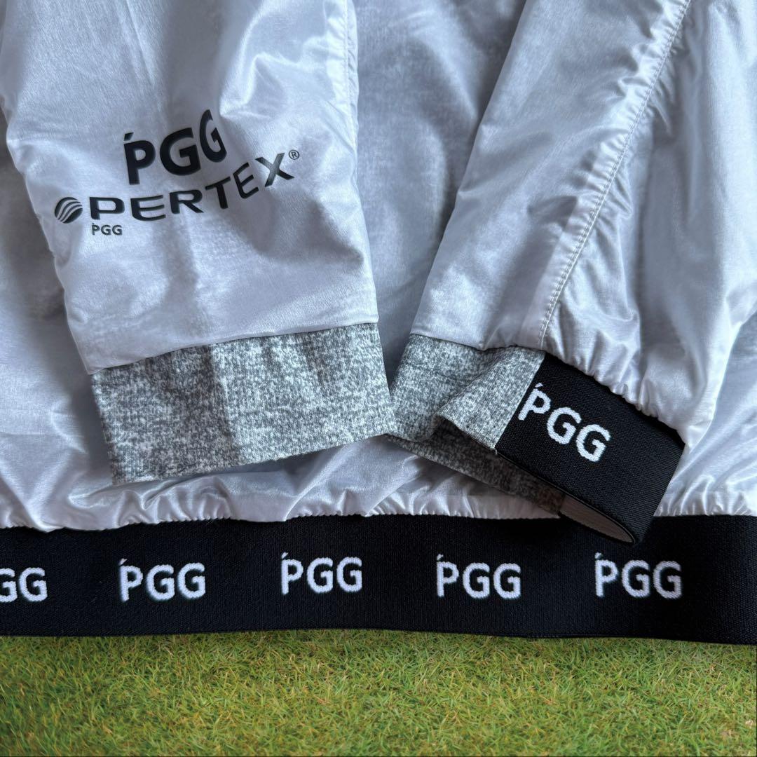 現行モデル パーリーゲイツ ジャケット 4 M〜L相当 ブルゾン 白 グレー