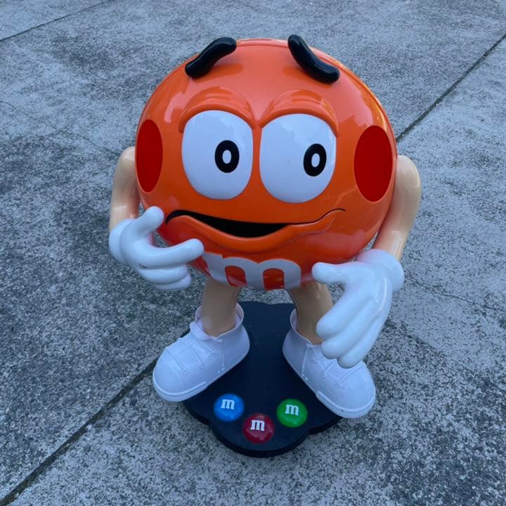 m&m'sエムアンドエムズオレンジフィギュア店頭用ディスプレイ特大等身
