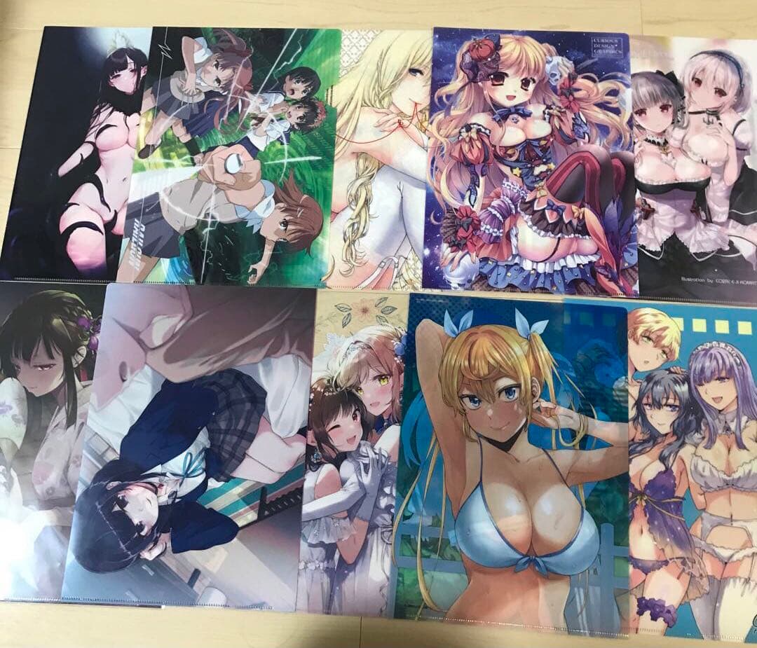 【本日限定価格】④ 美少女　大量　まとめ売り　210枚程度　クリアファイル