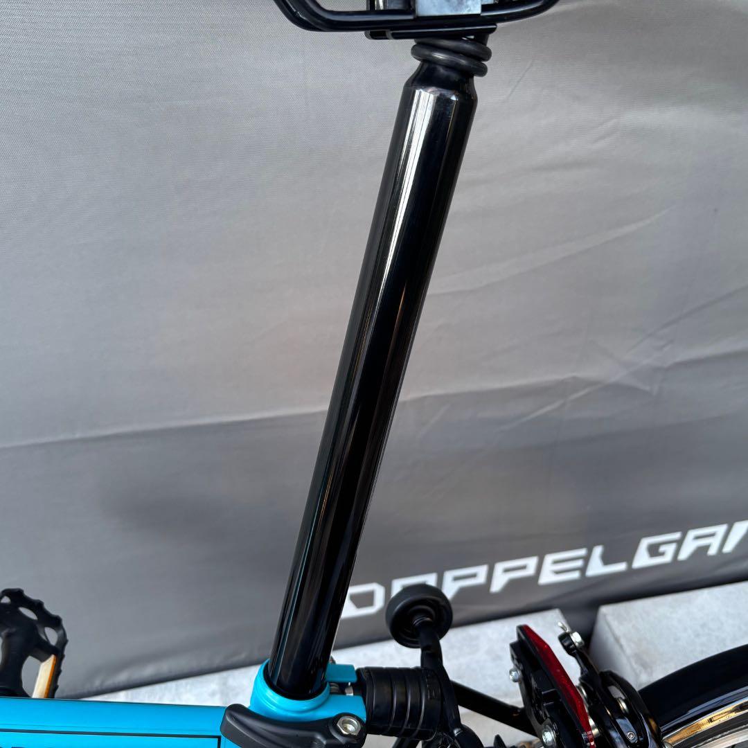 美品】BROMPTON BLACK Edition 青S2L おまけ付き - メルカリ