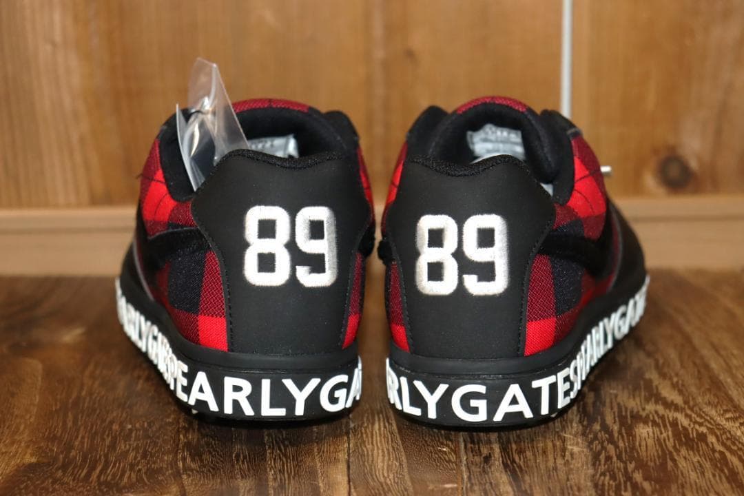 新品 パーリーゲイツ バッファローチェック ゴルフシューズ 23.5cm 併