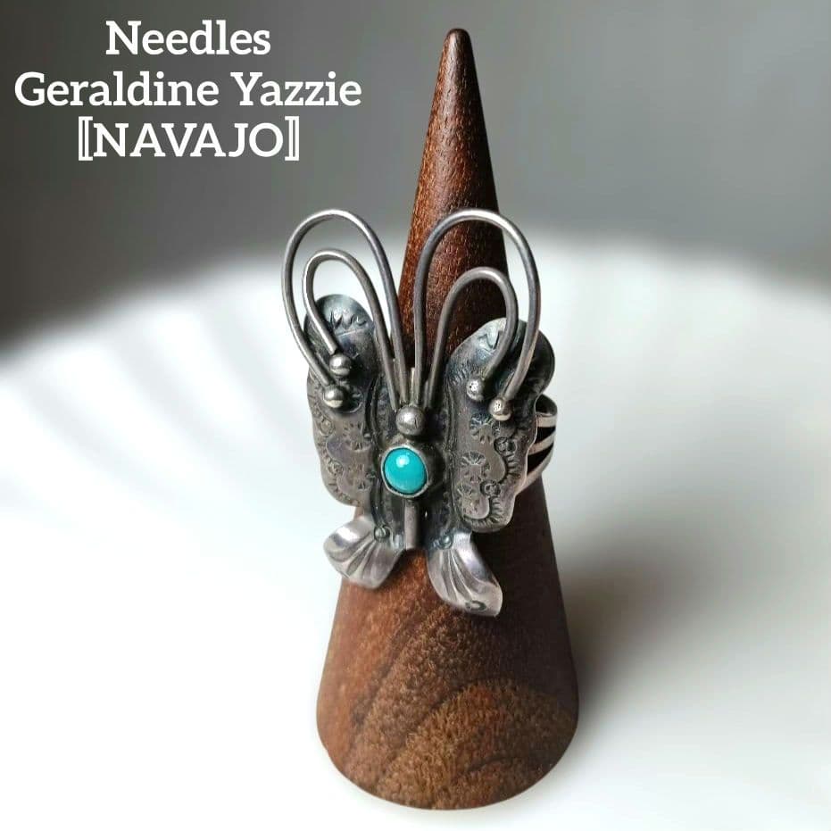 Needles Geraldine Yazzie NAVAJO リング パピヨン - メルカリ