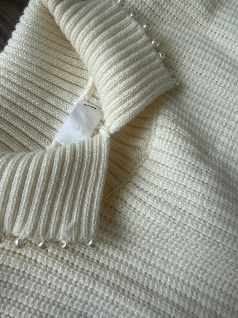 SONO】ソーノ ティアードペプラム3Dニットプルオーバー - メルカリ