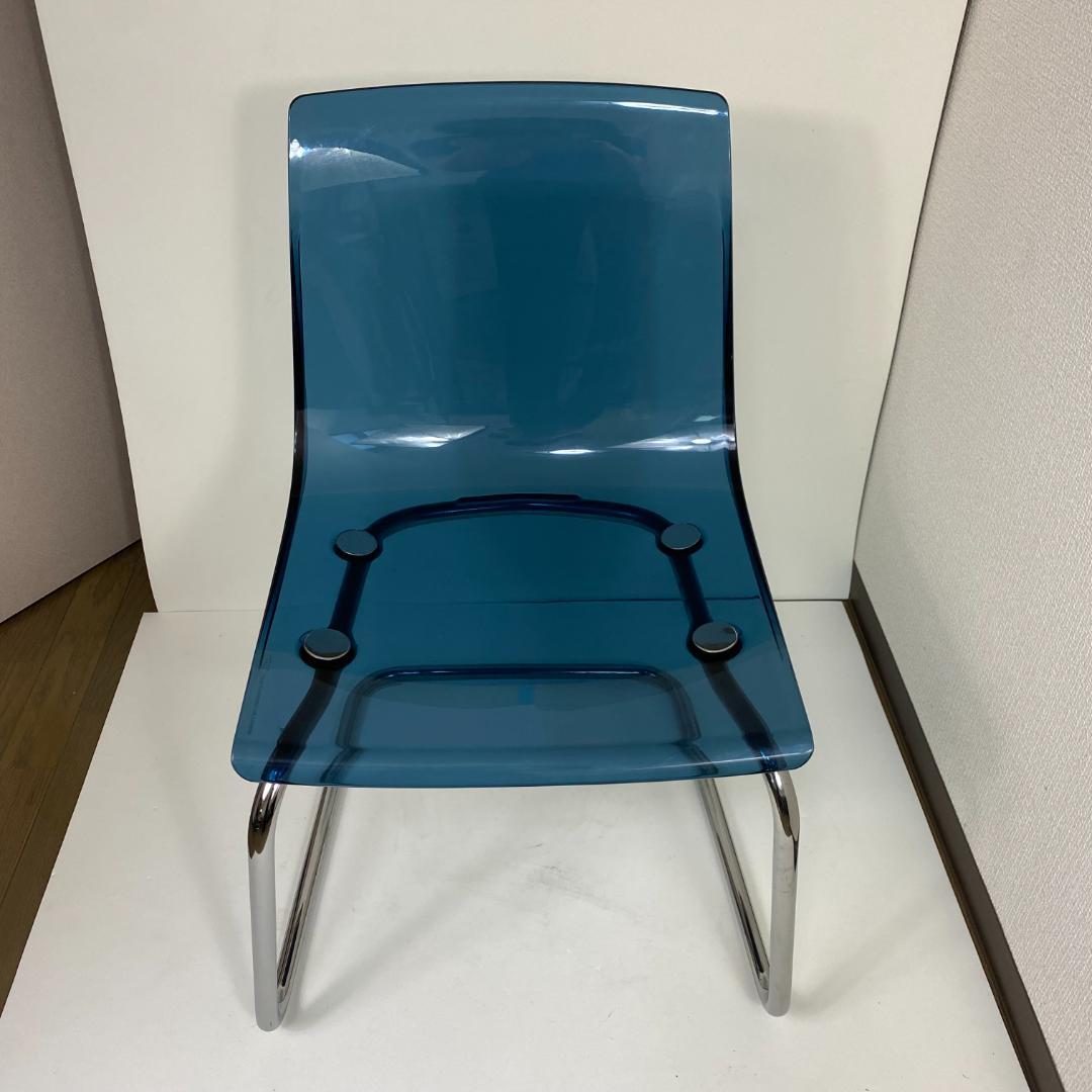 IKEA トービアス TOBIAS ダイニングチェア 椅子 TOBIAS トービアス チェア, 透明, クロムメッキ - IKEA
