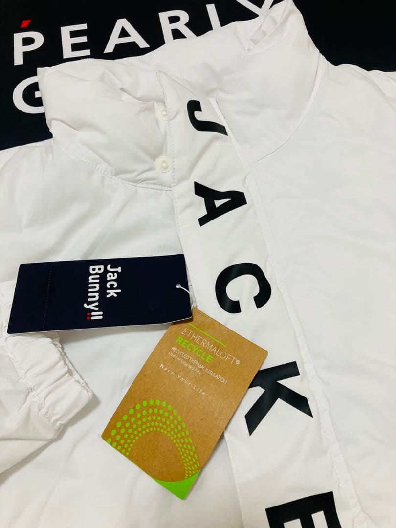 新品 ジャックバニー ETHERMALOFT 袋織中綿ジャケット(5)L/白