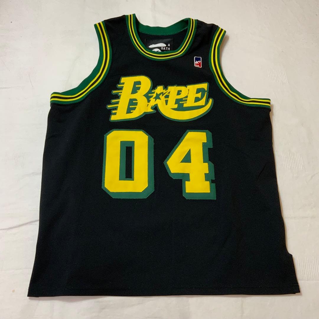 S/S A BATHING APE アベイシングエイプ バスケ タンクトップ L A BATHING APE - A BATHING APE ア ベイシング エイプ サイズ:L / 00s