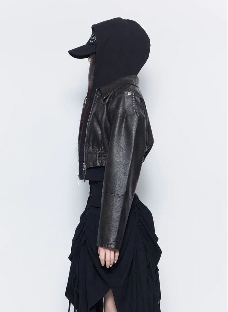 melt the lady fake leather jacket - メルカリ