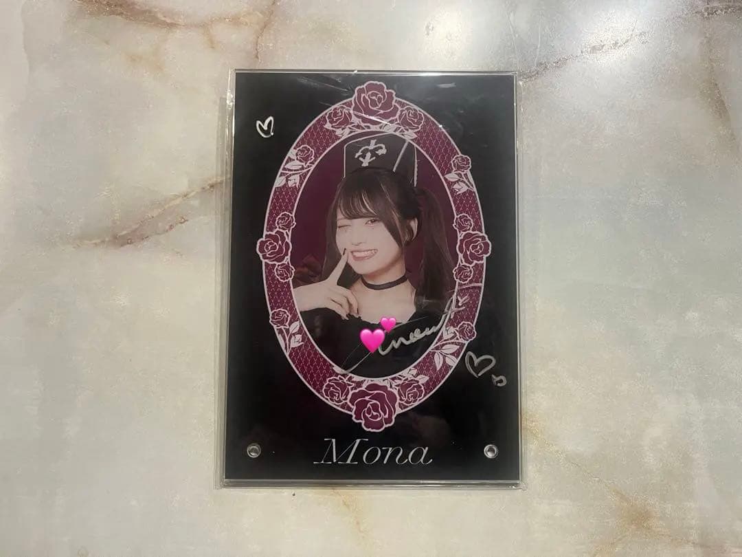 ファントムシータ ラッフルくじ もな A賞 直筆サイン入りアクリル