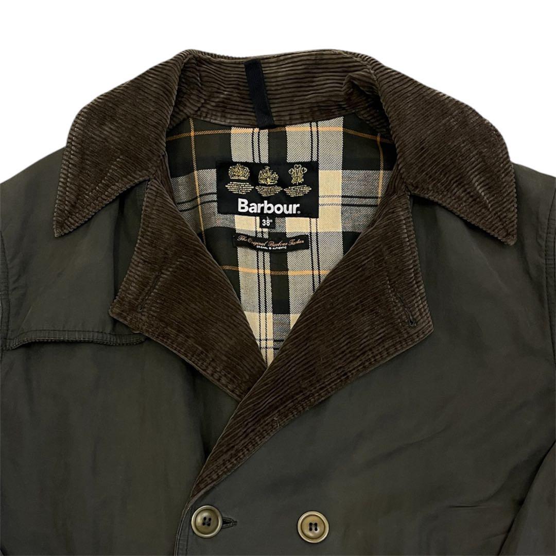 Barbour WHITLEY 復刻トレンチコート 38 オイルド M相当