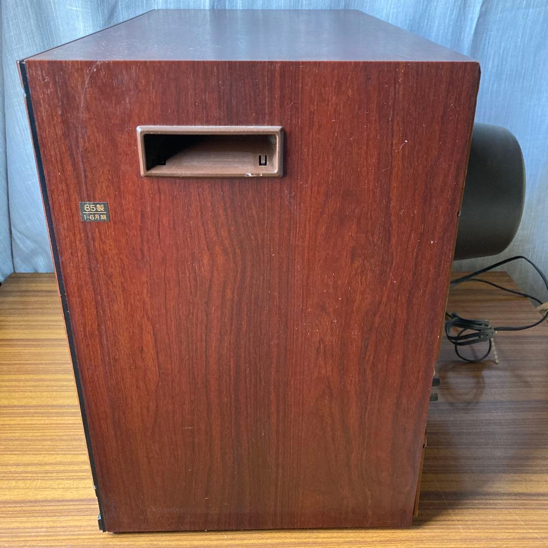 National ブラウン管 テレビ ジャンク品 ウッド調 ナショナル - メルカリ