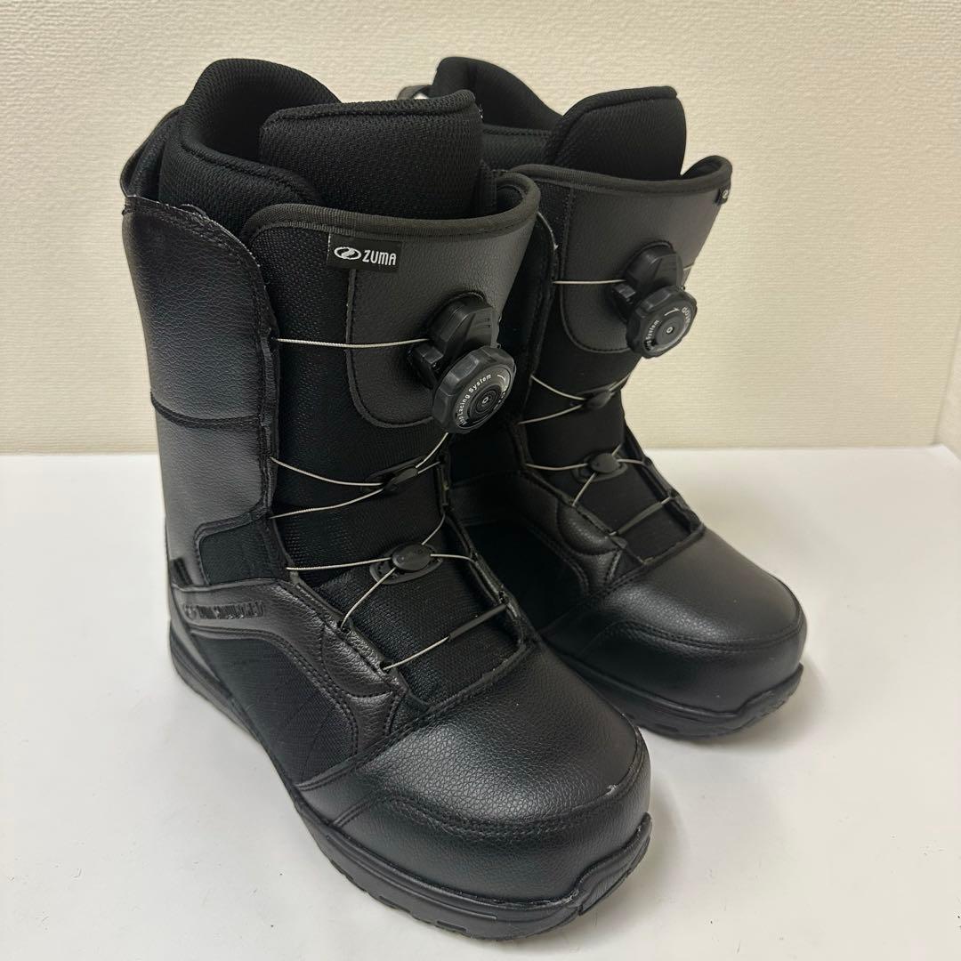 ZUMA スノーボードBOAブーツ 女性用 ブラック 25.0cm