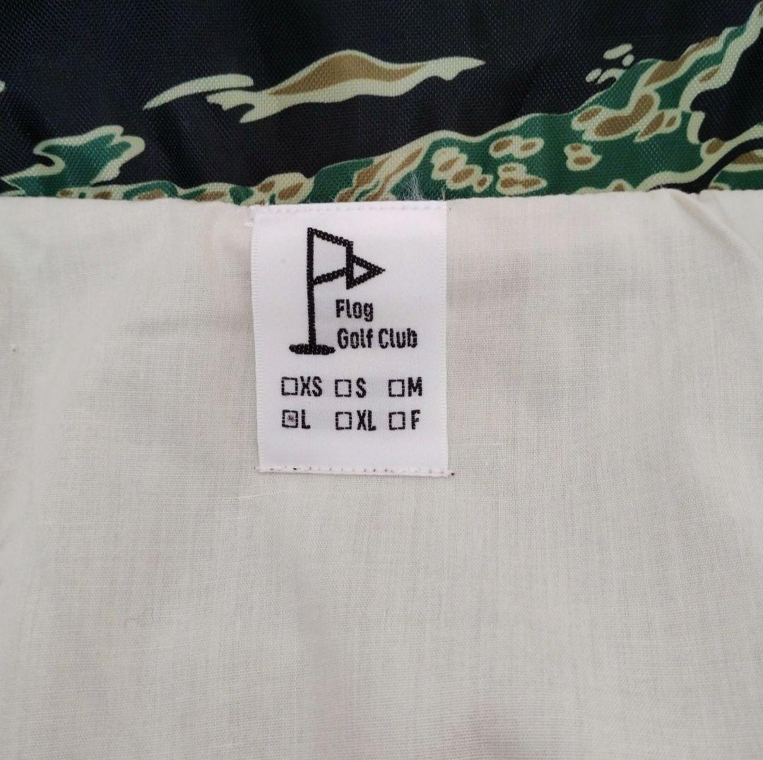 Flog Golf フロッグゴルフ タイガーカモ スカル バックプリント L