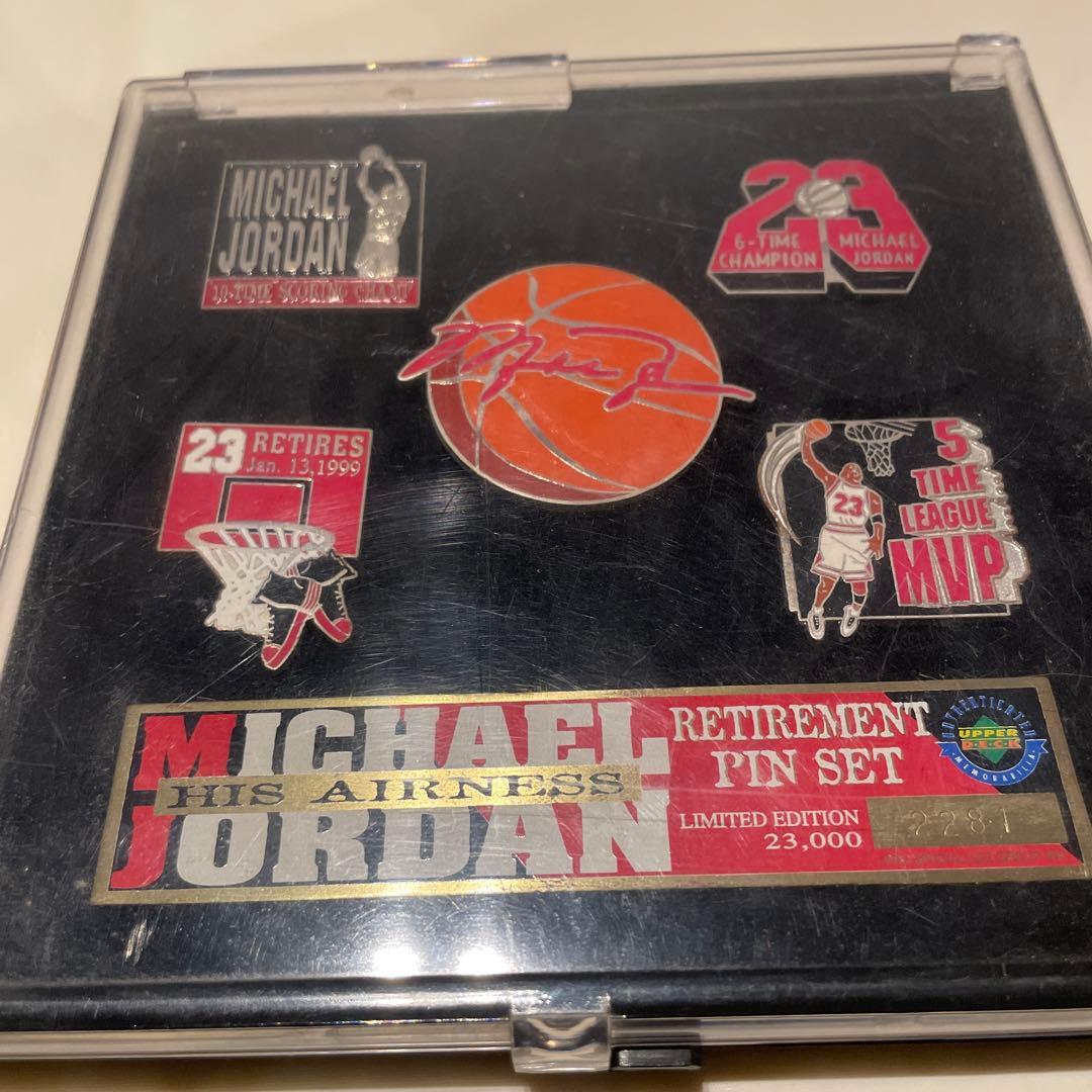 マイケルジョーダン 引退記念限定 ピンバッジセット - メルカリ