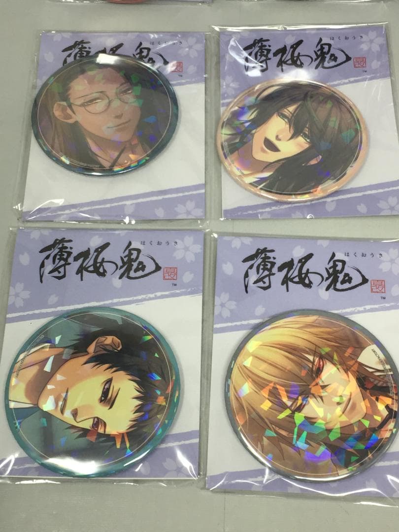 薄桜鬼 真改 ホログラム 缶バッジ 全13種 GIGO限定 沖田 齋藤 他