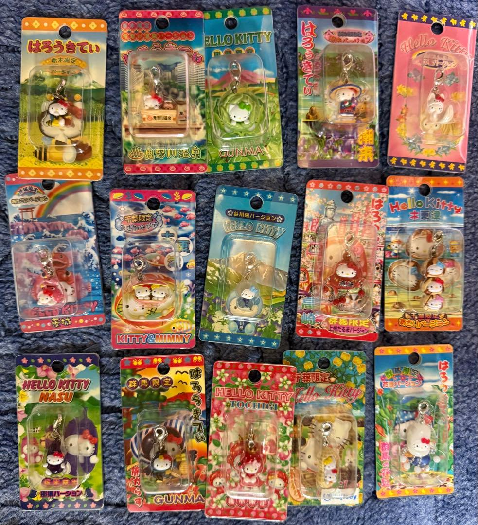 キティー　ご当地　ファスナーマスコット　レアもの多数