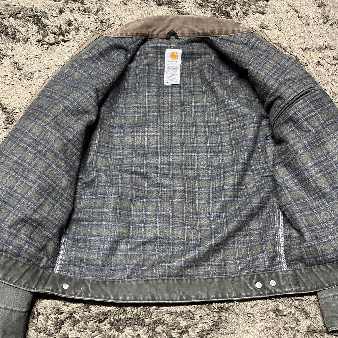 USA製 Carhartt デトロイトジャケット モスグリーン J97 MOS - メルカリ