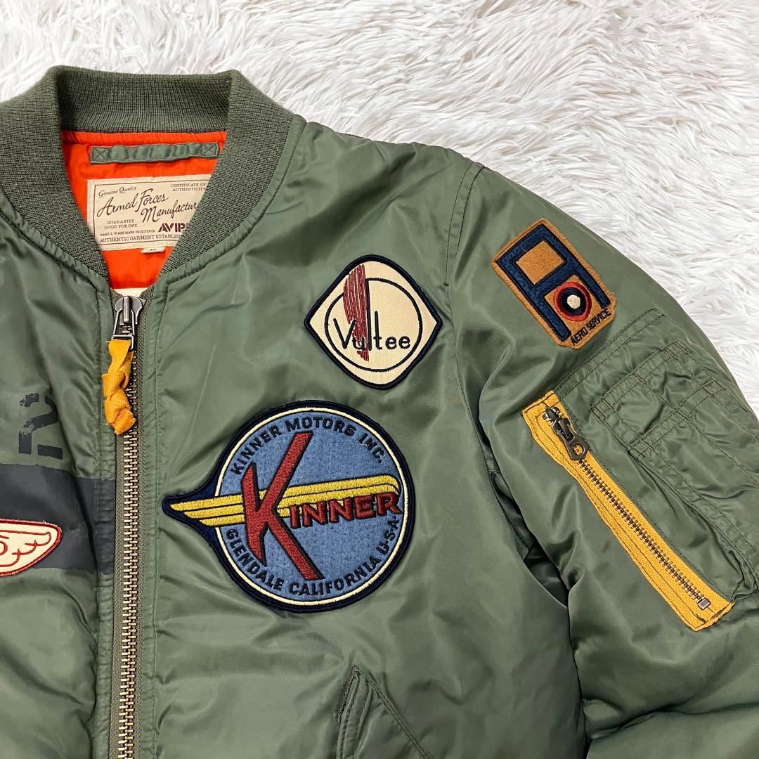 AVIREX アヴィレックス MA-1 フライトジャケット 中綿 6132056 - メルカリ
