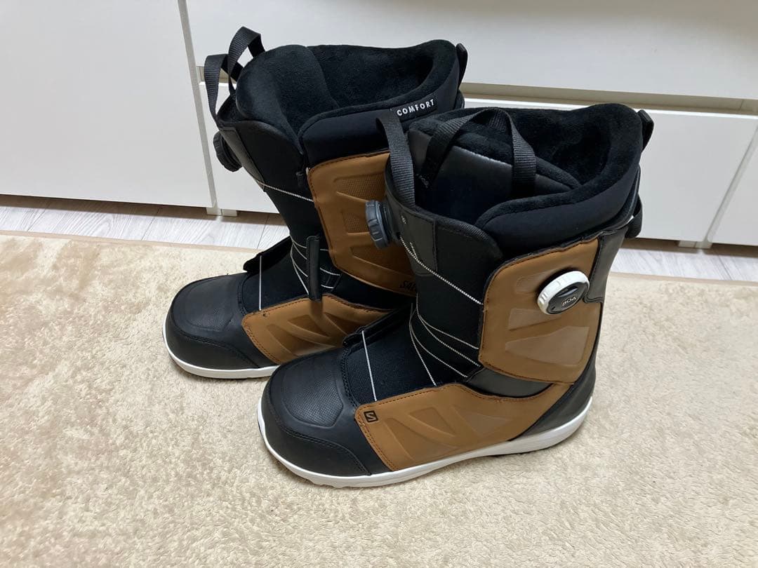 【使用少 良品】28.0cm SALOMON LAUNCH BOA SJ スノボ