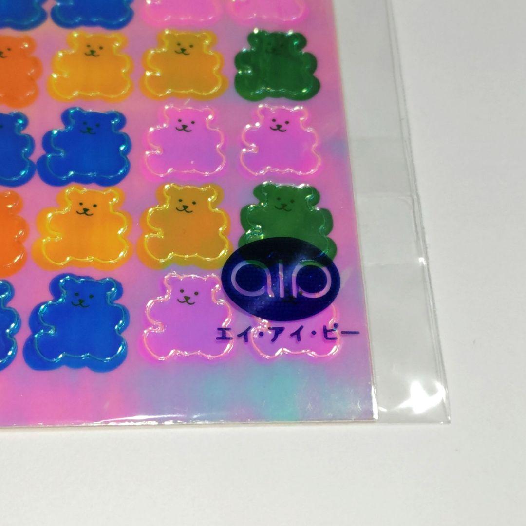 Sandylion】シール オーロラ くま レトロ ファンシー 希少 激レア