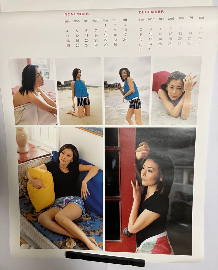 オマケ付き》未使用品 中山美穂 カレンダー 2001 生写真1枚付き