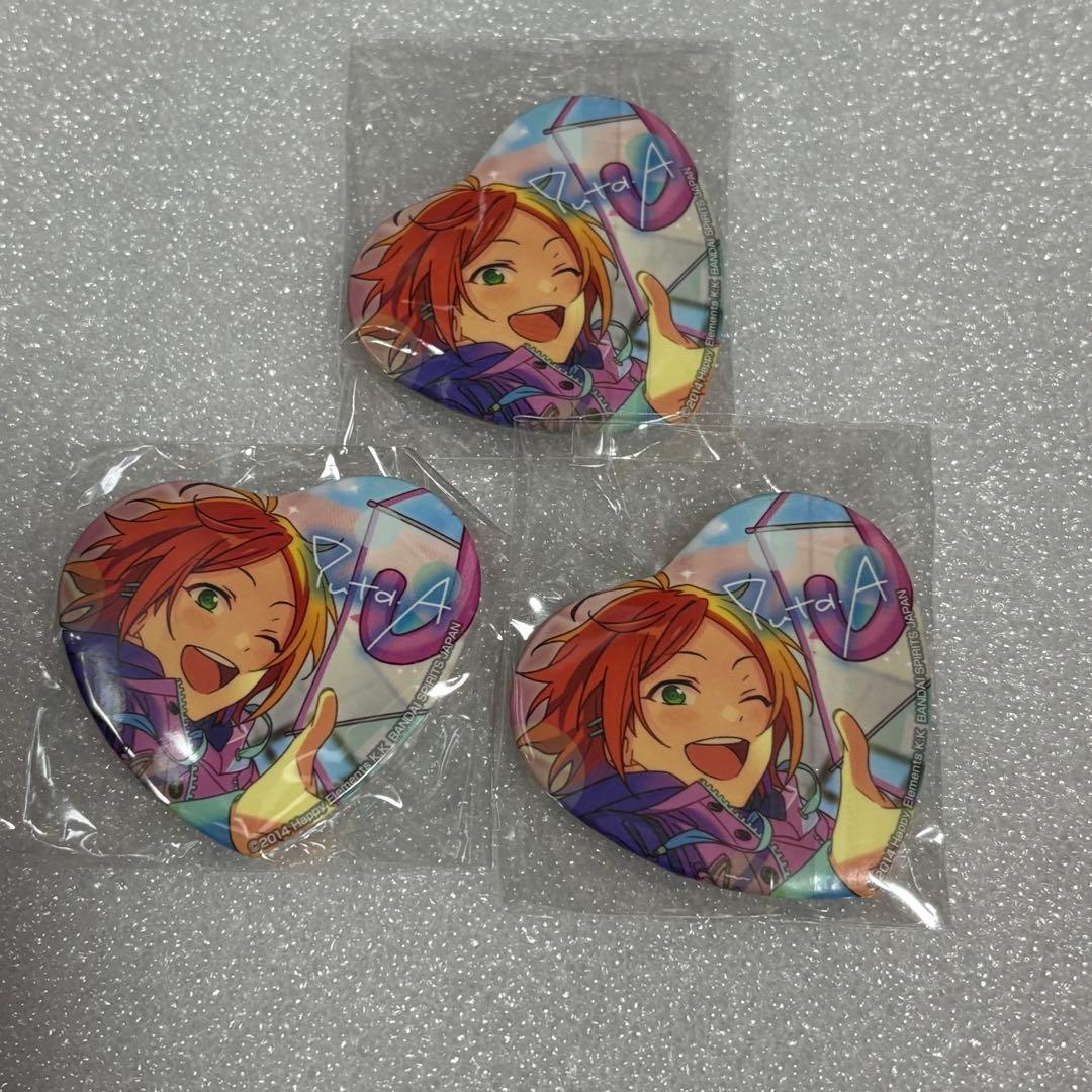 あんスタ ゆうた とるパカ ハート缶バッジ - メルカリ