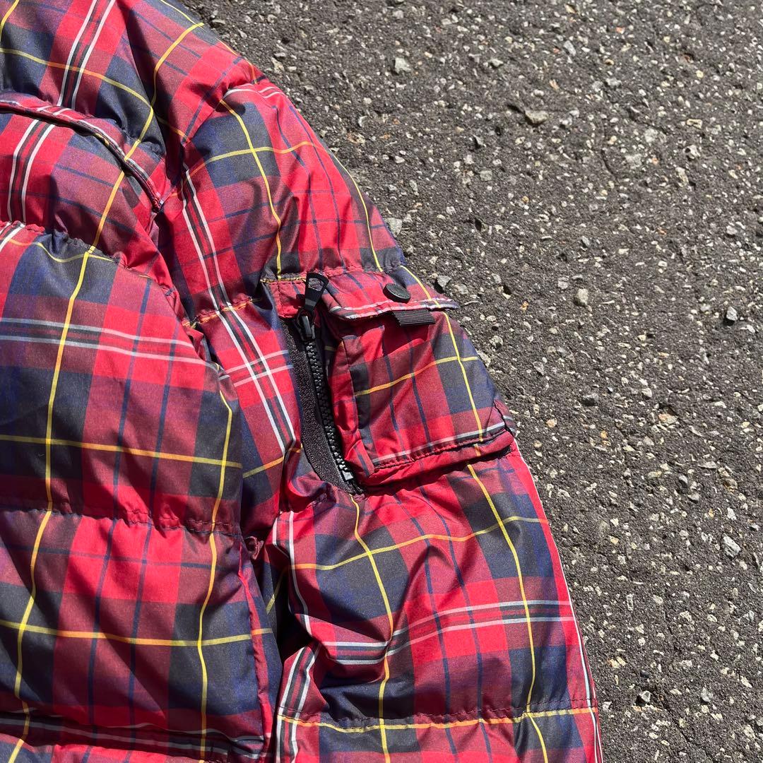 00s OLD UNIQLO ダウンジャケット ファー archive チェック - メルカリ